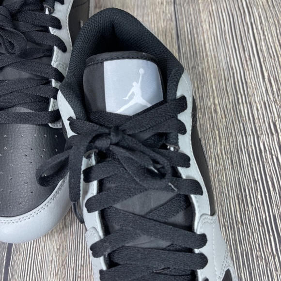 Nike Air Jordan 1 Low TD Shadow 2.0 Light Smoke Grey/Black/White Sz 9 FJ6245-002 - Picture 7 of 8